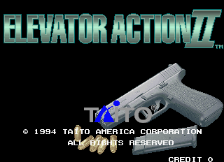 Elevator Action II (Ver 2.2A 1995+02+20) Title Screen